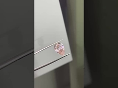 3.01CT Fancy Rosado Luz VS1 2EX CVD Lab Cultivado Diamante Perra Cortado Certificado IGI