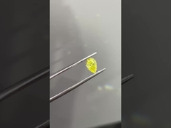 0.83ct Diamante de laboratorio crecido de peras cortado CVD Amarillo de lujo VS Diamante suelto
