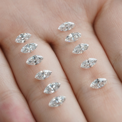 comprar 1.5x3.3-4.8x9.5mm 0,01 a 0,68ct Diamante natural de pelea Blanco Marqués Forma DEF Color Claridad VVS online manufacture