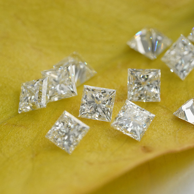 comprar Diamantes blancos de corte de princesa HPHT 1,8 a 4,1 mm 0,01 a 0,47 ct online manufacture