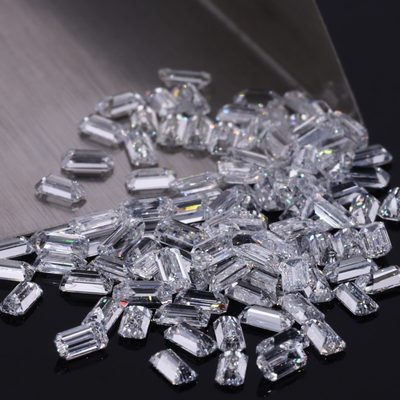 comprar Diamante cultivado en laboratorio HPHT 1.0 a 3.7 mm Bagueta blanca Forma DEF Color VVS Claridad online manufacture