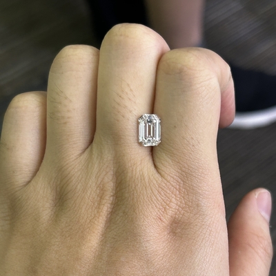 comprar 2Diamante de corte de esmeralda de 31 quilates de laboratorio VS1 Claridad E Color online manufacture