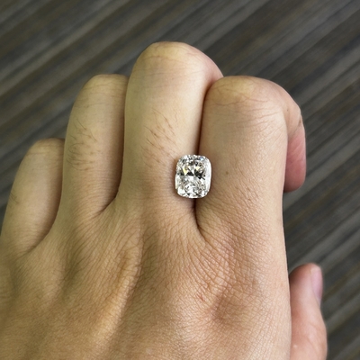 comprar 3.01ct VS2 G Diamante cultivado en laboratorio cortado en cojín para la fabricación de joyas online manufacture