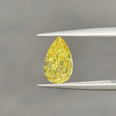 comprar 1.7ct Diamante cultivado en laboratorio Peras cortadas CVD Amarillo brillante VS1 2EX N IGI online manufacture