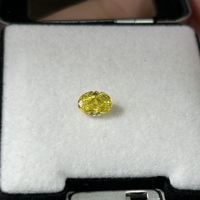 comprar 1.18ct Corte oval HPHT Laboratorio de diamantes de lujo amarillo vivo VVS2 2VG N Certificado IGI online manufacture
