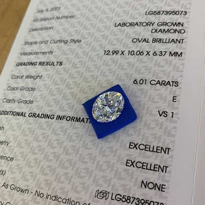 comprar 6.01 Carat E Color VS1 Claridad Laboratorio Creado Diamantes OEM ODM online manufacture