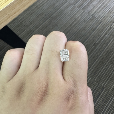 comprar Diamante de corte radiante de laboratorio de 3 quilates cultivado VS2 G Certificado IGI online manufacture