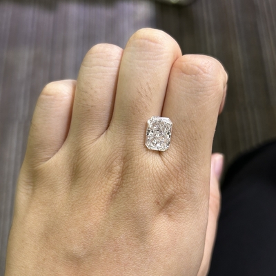 comprar 4.37ct Radiant Cut Lab Creado con Diamante CVD F VS1 EX VG N Certificado por IGI online manufacture