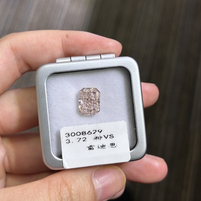 comprar 3.72ct CVD Fancy Pink Lab Crecido Diamante Radiante Cortado VS Claridad online manufacture
