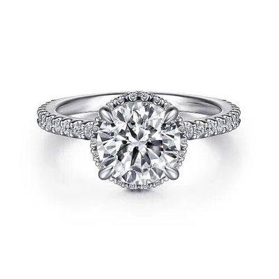 comprar Anillo de bodas de oro rosa blanco 18k Anillo de compromiso de solitario de diamante Joyería fina real HPHT Fabricación de laboratorio Anillo de compromiso de diamante Rin online manufacture