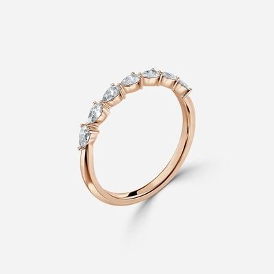comprar Anillo de boda de laboratorio de diamantes VVS Claridad HPHT Corte de pera Anillo de diamante de laboratorio de laboratorio online manufacture