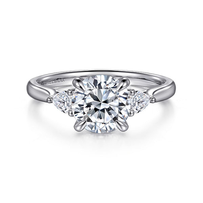 comprar Anillos de diamantes de corte redondo de diamantes cultivados en laboratorio de diamantes 18K 14K 10K 9K Platino online manufacture