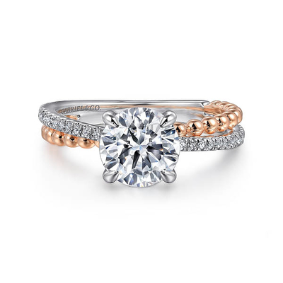 comprar Laboratorio de grabado con láser Logotipo creado anillos de compromiso de diamantes 1.5ctw online manufacture