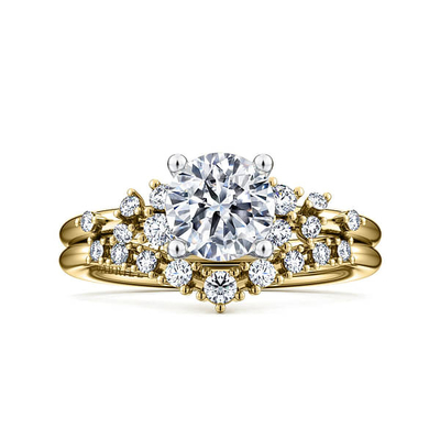 comprar Anillo de Diamante de Laboratorio de la Banda de Boda VVS Claridad HPHT Redondo Corte de Laboratorio de Diamante Crecido online manufacture