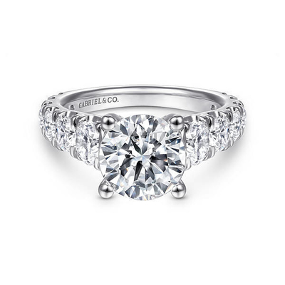 comprar 18K 14K 10K 9K Platino de laboratorio de diamantes de la banda de bodas VVS Claridad HPHT anillo de corte redondo online manufacture
