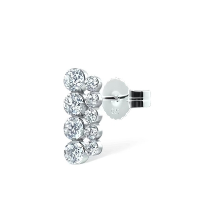comprar 0.37 quilates de diamantes creados en el laboratorio, aretes VVS Claridad HPHT Corte redondo online manufacture