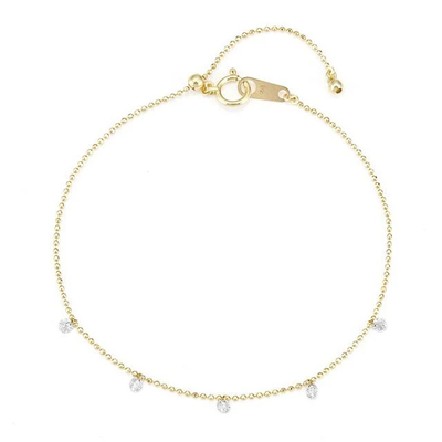 comprar Impresionante 18K 14K 10K Oro sólido Claridad CVD Redondo Corte de Besole de laboratorio de diamantes cultivados Brazaletes para los amantes de la joyería online manufacture