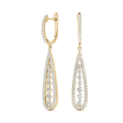 comprar 0.75 quilates de diamantes creados en el laboratorio...... aretes de aro VVS claridad HPHT corte redondo online manufacture