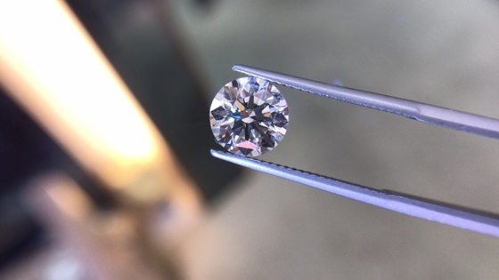 Certificado IGI 1.53CT F VVS2 ID EX Diamantes cultivados en laboratorio HPHT de corte redondo