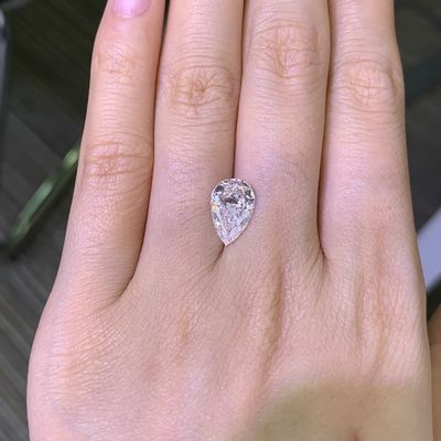 2.76CT G VS1 EX VG CVD Diamante de corte de pera IGI Certificado LG631444389