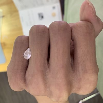 1.28CT E VS1 2EX Peras cortadas IGI Certificado Diamantes cultivados en laboratorio asequibles