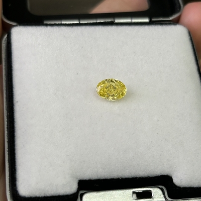 Diamante cultivado en laboratorio HPHT VS2 de corte oval de 1,02 quilates