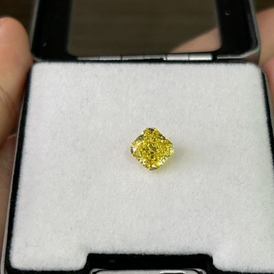 2.03ct VS2 Diamante amarillo de laboratorio CVD HPHT Diamante de laboratorio