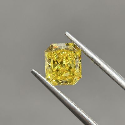 1.34ct VS1 Diamante amarillo de laboratorio para la fabricación de joyas