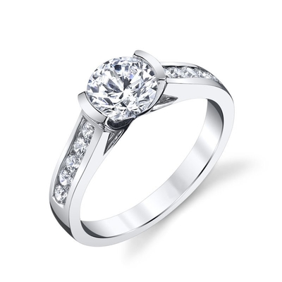 Anillo de diamante de joyería LGD clásico de 1 a 3 quilates 18K 14K 10K 9K Platino