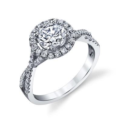 Anillo de Diamante de Laboratorio de la Banda de Boda VVS Claridad HPHT Redondo Corte de Laboratorio de Diamante Crecido