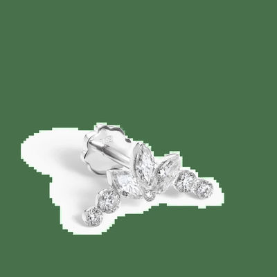 0.58 quilates de diamantes creados en el laboratorio, aretes VVS, claridad HPHT